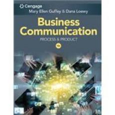 MindTap for Guffey/Loewy's Business Communication: Process & Product, 10th Edition [Instant Access], 1 term
