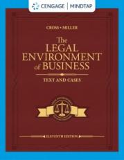 Legal Environment Of Business-mindtap 11th