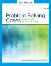 Problem Solving Cases in Microsoft Access and Excel 16th