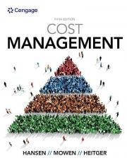 Cost Management 5th