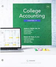 Bundle: College Accounting, Chapters 1-9, Loose-Leaf Version, 23rd + CNOWv2, 1 Term Printed Access Card