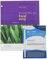Bundle: New Perspectives Microsoft Office 365 and Excel 2019 Comprehensive, Loose-Leaf Version + MindTap, 1 Term Printed Access Card