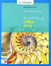 New Perspectives Microsoft Office 365 and Office 2019 Advanced 
