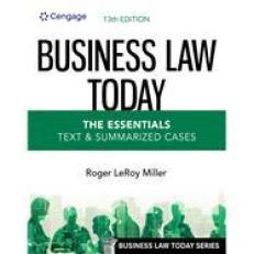 Business Law Today: Essentials (Looseleaf) - With Access 13th