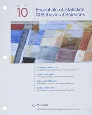 Bundle: Essentials of Statistics for the Behavioral Sciences, Loose-Leaf Version, 10th + MindTap, 1 Term Printed Access Card