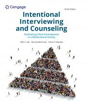 Intentional Interviewing and Counseling 10th