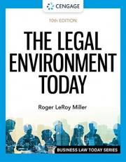 ISBN 9780357635520 - The Legal Environment Today 10th Edition Direct