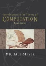 Introduction to the Theory of Computation 3rd