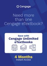 Cengage Unlimited ETextbook, 1 Term (4 Months) Instant Access