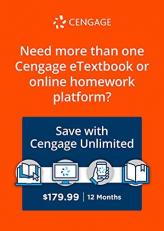 Cengage Unlimited, Multi-Term (12 Months) Instant Access