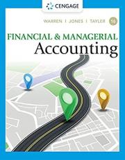 Financial and Managerial Accounting 16th