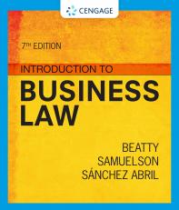 Intro. To Business Law 7th