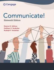 Cengage Infuse for Verderber/Sellnow's Communicate!, 1 term Instant Access