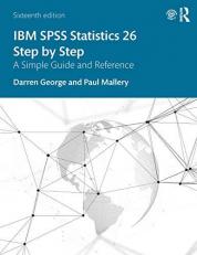 IBM Spss Statistics 26 Step by Step 16th