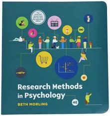 Research Methods in Psychology : Evaluating a World of Information with Access 4th