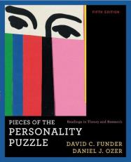 Pieces of the Personality Puzzle : Readings in Theory and Research 5th