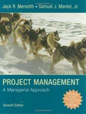 Project Management : A Managerial Approach with CD 7th