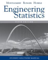 Manual Engineering Statistics, 5e Student Solutions