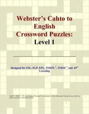 Webster's Cahto to English Crossword Puzzles : Level 1