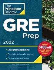 Princeton Review GRE Prep 2022 : 5 Practice Tests + Review and Techniques + Online Features