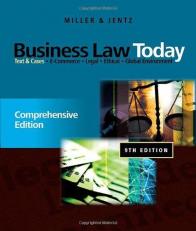 Business Law Today : Text and Cases 9th