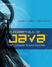 Fundamentals of Java(tm) : AP* Computer Science Essentials 4th