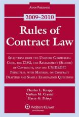 Rules of Contract Law 2009 