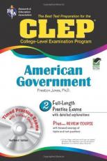 CLEP American Government w/ CD-ROM 