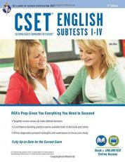 CSET English Subtests I-IV Book + Online 3rd