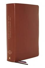 NASB Charles F. Stanley Life Principles Bible, 2nd Edition, Genuine Leather, Comfort Print : Holy Bible [Brown]