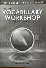 Vocabulary Workshop, Level D: Enriched Edition 13th