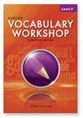 Vocabulary Workshop Level F 