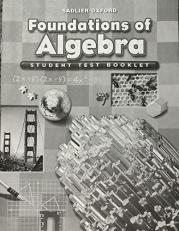 Student Test Booklet: Foundations of Algebra, Grade 8