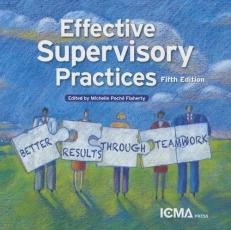 Effective Supervisory Practices : Better Results Through Teamwork 5th