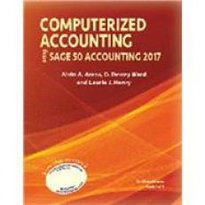Computerized Accounting Using Sage 50 Accounting 5th