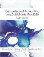 Computerized Accounting Using QuickBooks Pro 2020 