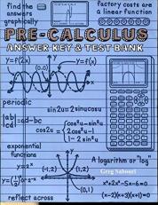 Teaching Textbooks Pre-Calculus Answer Key & Test Bank 