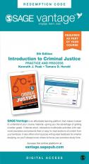 SAGE Vantage: Introduction to Criminal Justice: Practice and Process 5th