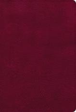 NASB Super Giant Print Reference Bible, Burgundy LeatherTouch, Indexed 