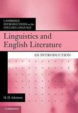 Linguistics and English Literature : An Introduction 