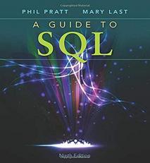 A Guide to SQL 9th