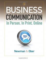 Business Communication : In Person, in Print, Online 8th