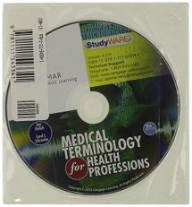 Studyware CD-ROM, Stand-Alone for Ehrlich/Schroeder's Medical Terminology for Health Professions, 7th