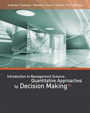 An Introduction to Management Science : Quantitative Approaches to Decision Making 14th