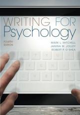 Writing for Psychology 4th