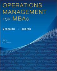 Operations Management for MBAs 5th
