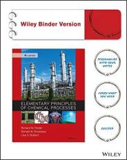 Elementary Principles of Chemical Processes 4th