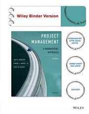 Project Management  : A Managerial Approach 9th
