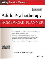 Adult Psychotherapy Homework Planner 5th