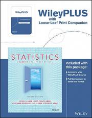 Statistics: Unlocking the Power of Data, WileyPLUS Registration Card + Loose-Leaf Print Companion 2nd